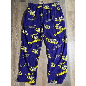 Concepts Sport LSU Tigers Pajama Pants Mens Large Purple Fleece NCAA Loungewear
